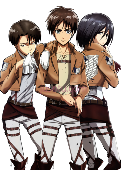 进击的巨人,attack on titan snk erwin x levi PNG