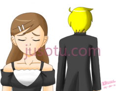 分手伤心情侣PNG