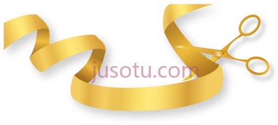 剪丝带,scissors opening ceremony text brand PNG