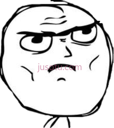 愤怒模脸,determined guy rage meme faces PNG