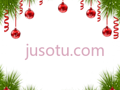 圣诞节装饰边框PNG