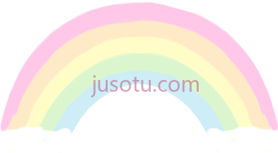 彩虹,rainbow pastel PNG