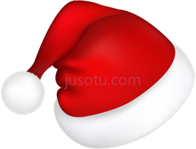 圣诞节,santa claus suit hat emoji PNG