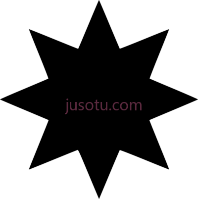 八角星,8 pointed star PNG