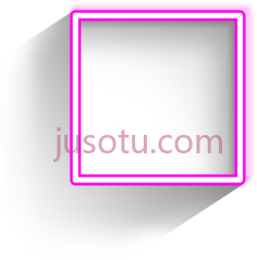 方形边框粉色PNG
