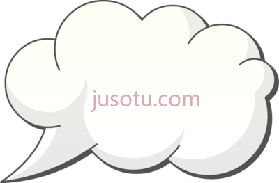 思想泡沫云,thought bubble clouds PNG