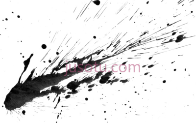 墨水溢出,ink black spill PNG