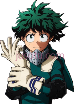 我的英雄学院绿谷出久PNG