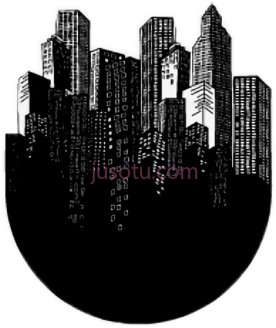 城市都市区,city black white metropolitan area PNG
