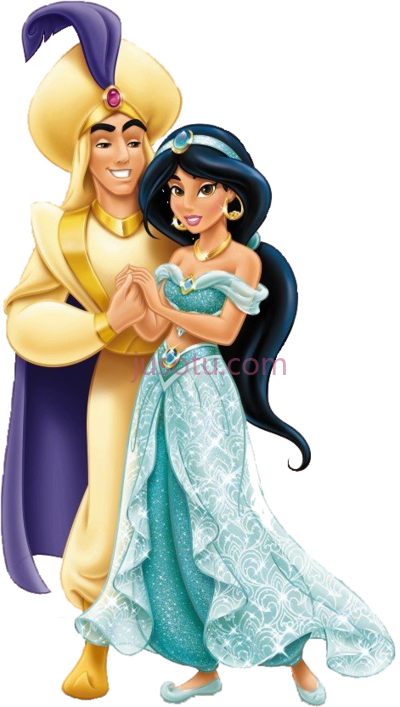 茉莉公主,jasmine disney and aladdin PNG