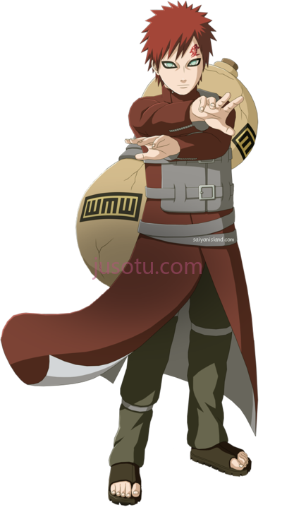 火影忍者我爱罗,naruto gaara PNG