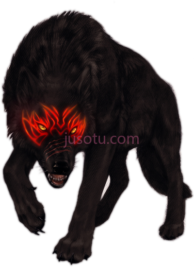 黑狼,black wolf PNG