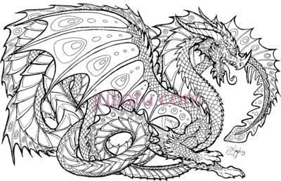 神话生物龙,pages adults advanced dragons8 mythical creatures PNG