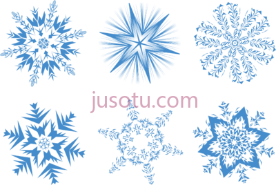 雪花,realistic snowflake PNG
