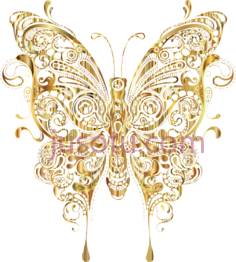 黄金蝴蝶PNG