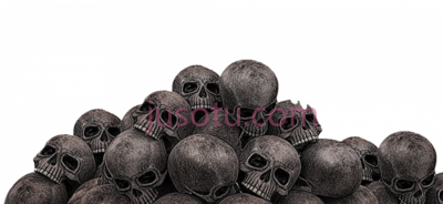 头骨,skull head horror PNG