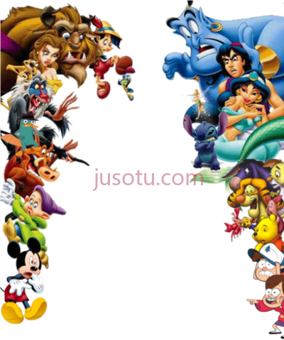 迪士尼,all characters PNG