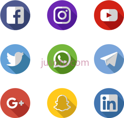 社交媒体,social media medium app logos PNG