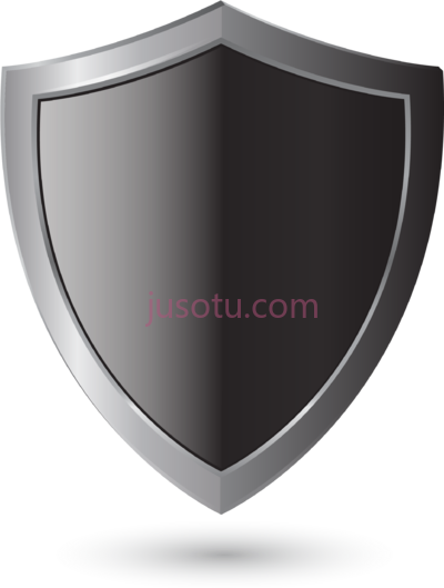 黑白盾牌,banner black white shield PNG