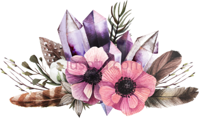 水彩画,water painting floral PNG