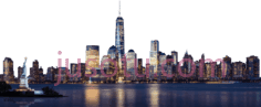 纽约市天际线PNG