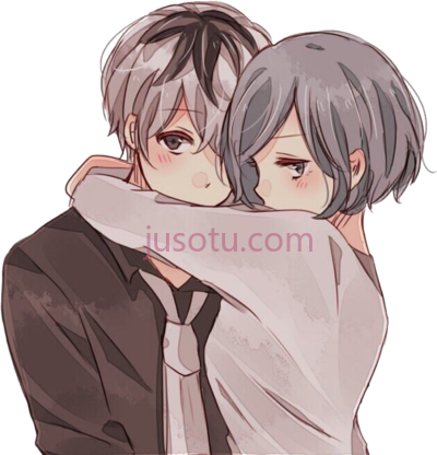 情侣男女恋,couple anime boy and girl love PNG