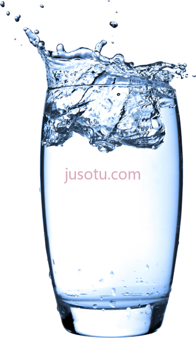 玻璃水杯,water glass PNG