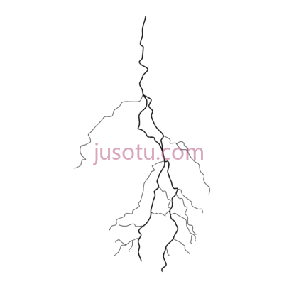 闪电黑,lightning black PNG