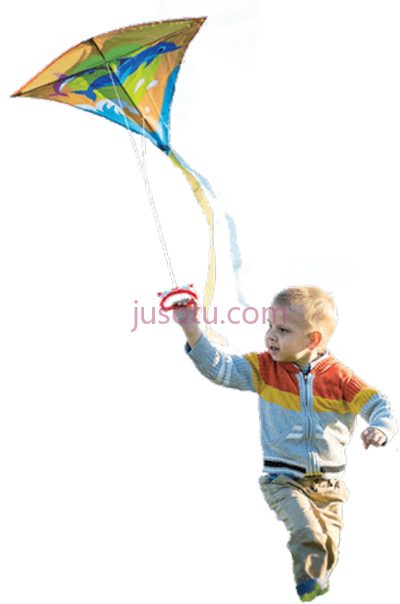 儿童风筝,child kite PNG