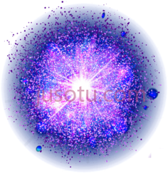 紫色闪光圆圈PNG