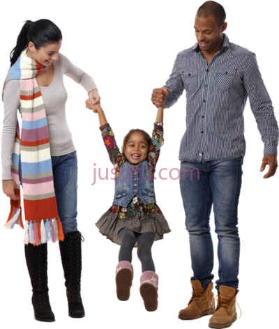 一家人散步,people walking family PNG