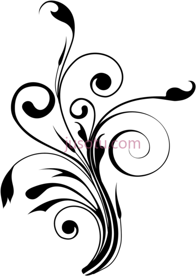 花,white brush PNG