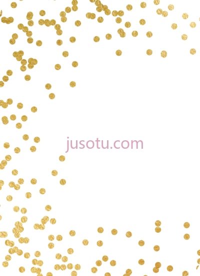 金色纸屑,gold confetti personalized custom monogram PNG
