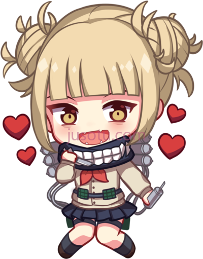 我的英雄学院,toga himiko kawaii PNG