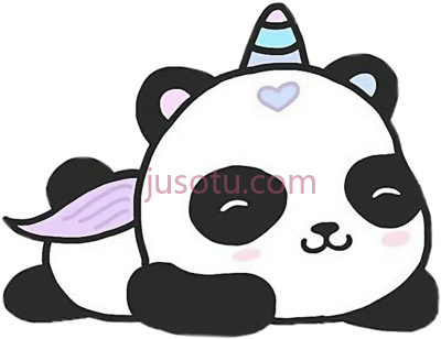 熊猫卡通,panda cartoon unipanda unicorn baby PNG