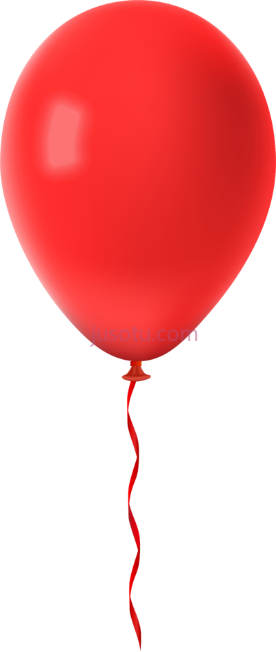 红色气球,red PNG