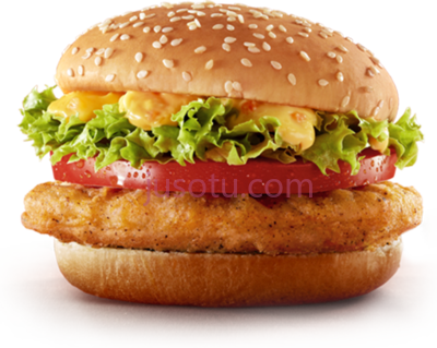 鸡肉汉堡,chicken burgers spicy spot PNG