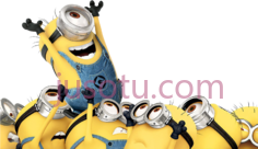 小黄人大眼萌PNG