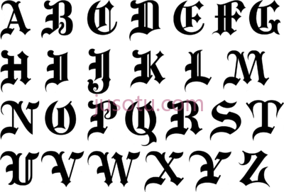 酷炫字母表,cool alphabet fancy letters az graffiti PNG