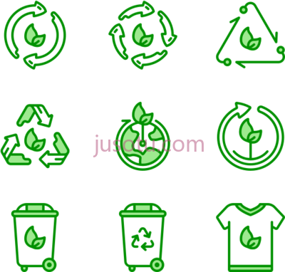 生态环境,zero waste ecology icon PNG