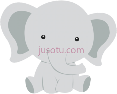 大象宝宝,elephant elefante safari baby shower PNG