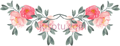 玫瑰月季,chinese rose flower decoration watercolor PNG