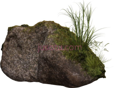 苔藓石头,stone rock moss PNG