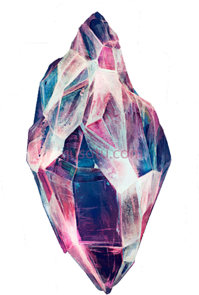 粉色紫色钻石水晶,cool pink purple diamond crystal PNG