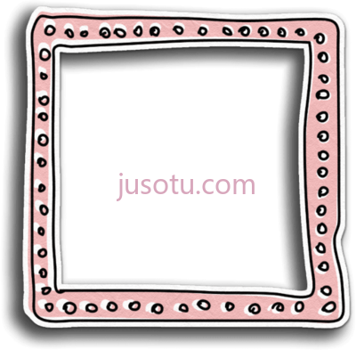 方块边框,doodle square border PNG
