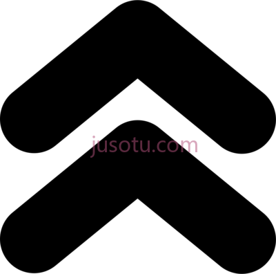 向上图标,up double icon PNG