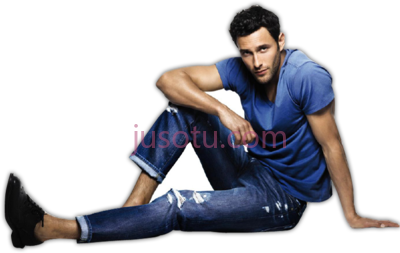 牛仔男模,gap 45 years histor jeans men model PNG