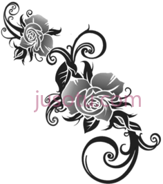玫瑰,纹身 PNG